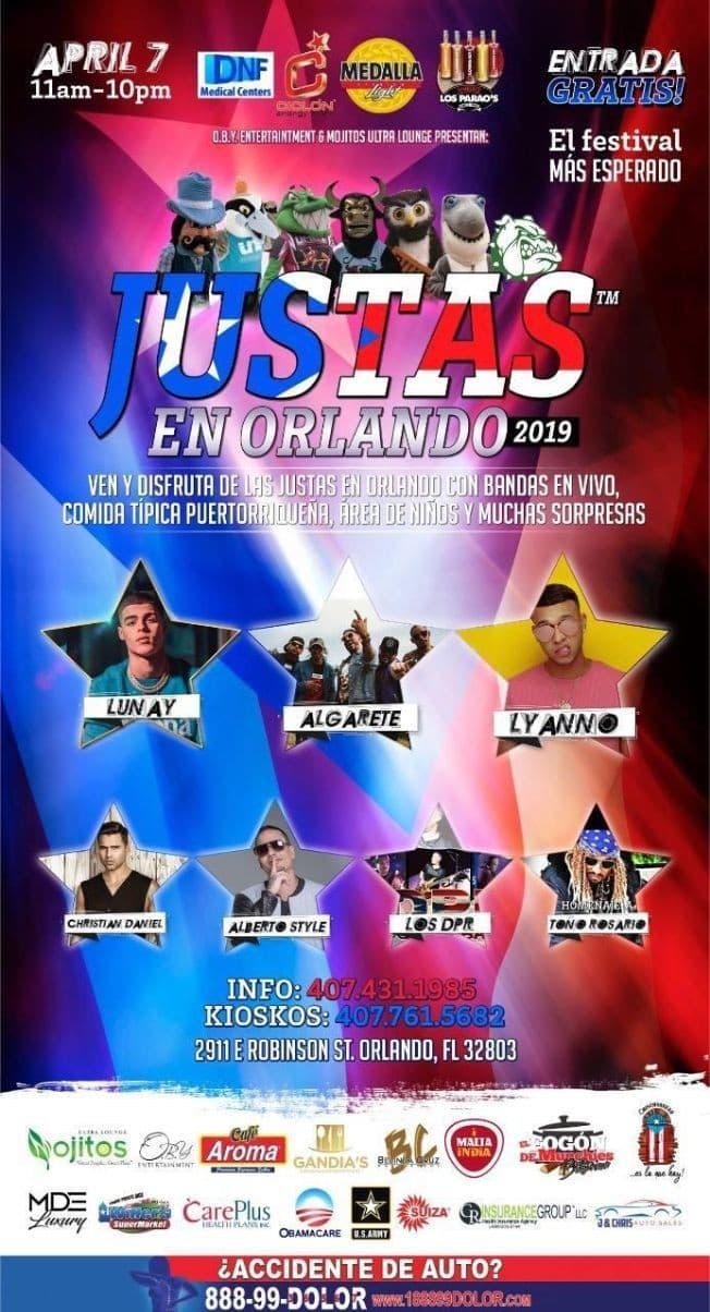 Event - Justas 2019 en Orlando,FL - Orlando, Florida - 7 de abril de 2019 | concert tickets