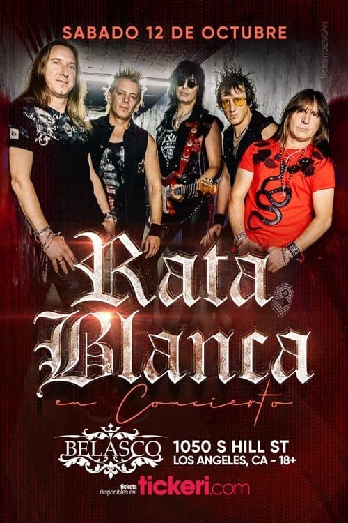Event - RATA BLANCA EN LOS ANGELES - Los Angeles, California - October 12, 2019 | concert tickets