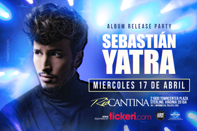 Event - Sebastian Yatra en el DMV - Sterling, Virginia - April 17, 2019 | concert tickets