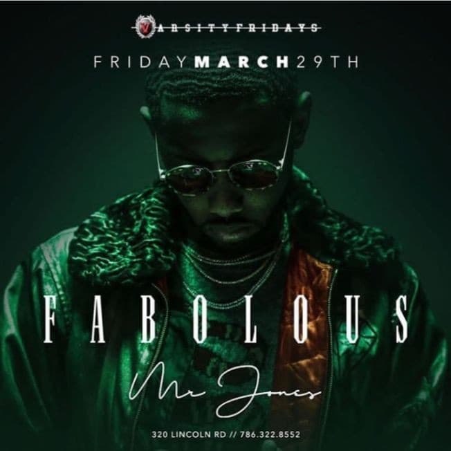 Event - WMC Weekend Fabolous Live At Mr.Jones - Miami Beach, Florida - March 29, 2019 | concert tickets