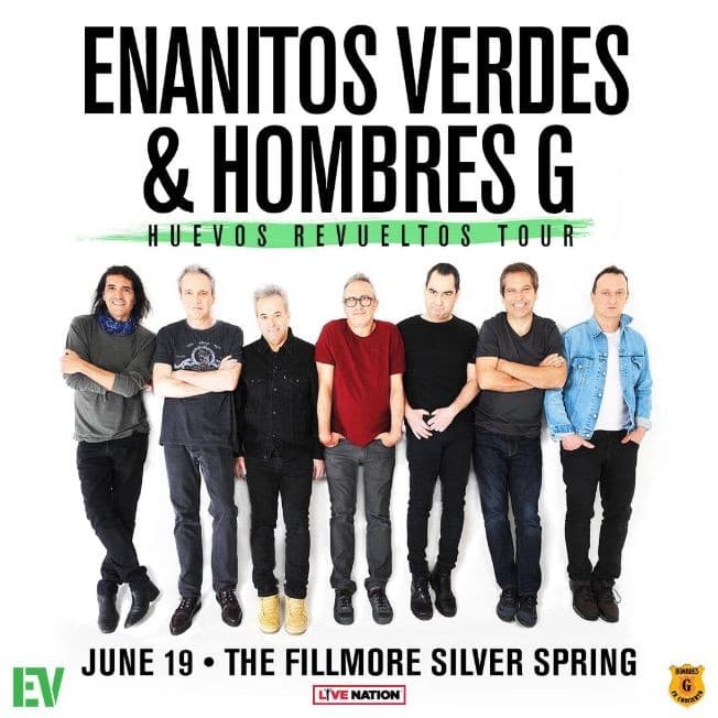 Event - Enanitos Verdes & Hombres G - Silver Spring, Maryland - June 19, 2019 | concert tickets