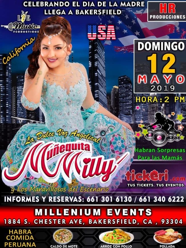 Event - Muñequita Milly y Los Maravillosos del Escenario en Concierto en Bakerfield,CA - Bakersfield, California - May 12, 2019 | concert tickets