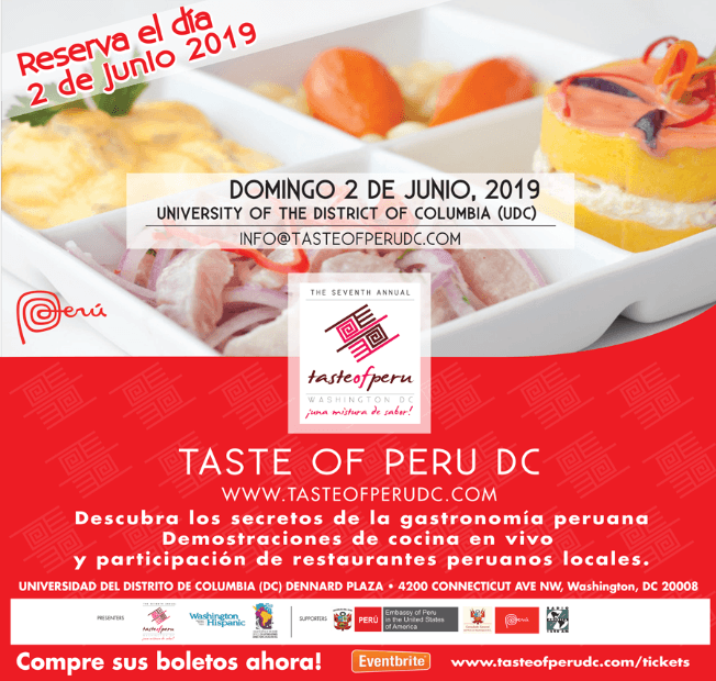 Event - Taste of Peru DC 2019 - Washington, District Of Columbia - June 2, 2019 | concert tickets