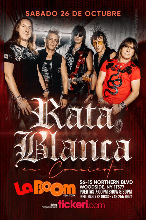 Event - RATA BLANCA EN NEW YORK - Woodside, New York - October 26, 2019 | concert tickets