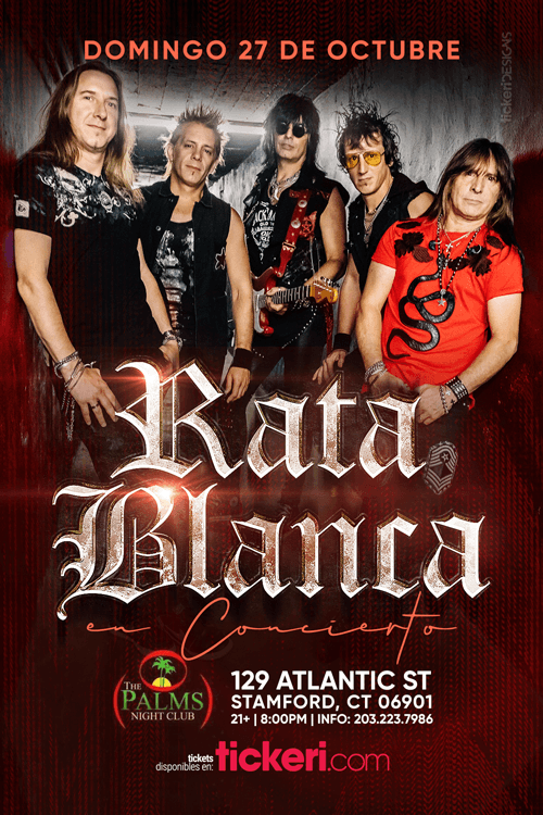 Event - RATA BLANCA EN STAMFORD - Stamford, Connecticut - October 27, 2019 | concert tickets