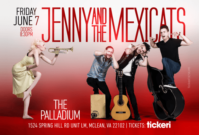 Event - JENNY AND THE MEXICATS - McLean, Virginia - June 7, 2019 | concert tickets