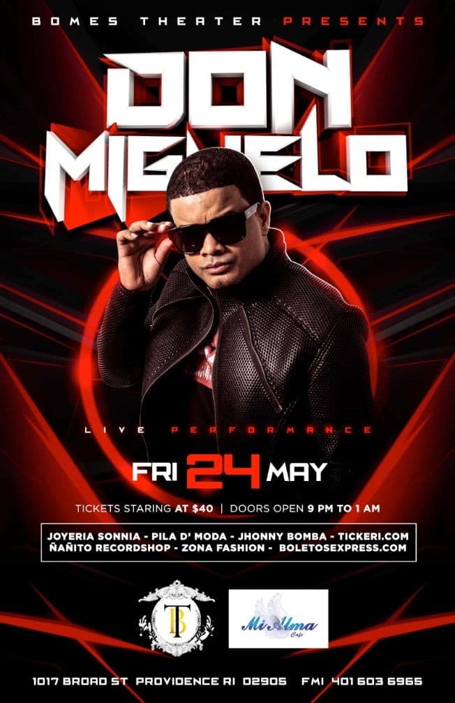 Event - Don Miguelo  en Concierto en Providence,RI - Providence, Rhode Island - May 24, 2019 | concert tickets