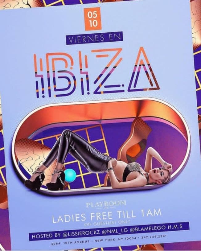 Event - Viernes En Ibiza At Playroom NYC - New York, New York - May 10, 2019 | concert tickets