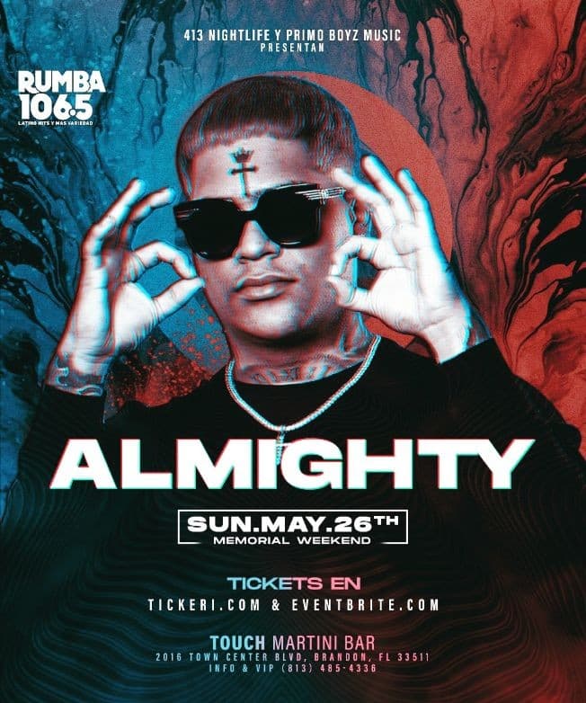 Event - Almighty The Comeback - Memorial Weekend - Brandon, Florida - May 26, 2019 | concert tickets