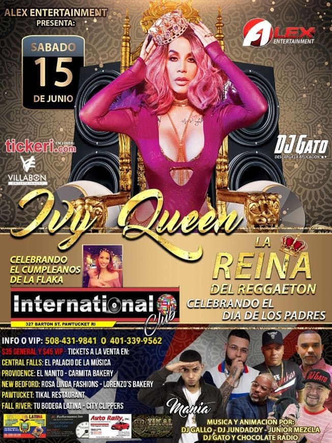 Event - Ivy Queen En Concierto - Pawtucket, Rhode Island - June 15, 2019 | concert tickets