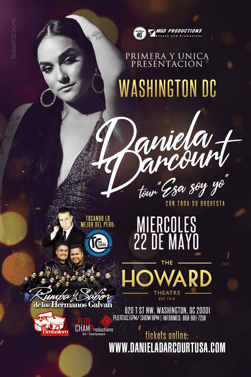 Event - Daniela Darcourt - Washington, District Of Columbia - May 22, 2019 | concert tickets