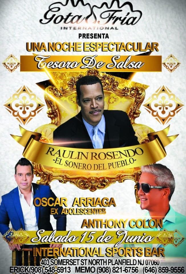 Event - Tesoro de Salsa - North Plainfield, New Jersey - June 15, 2019 | concert tickets