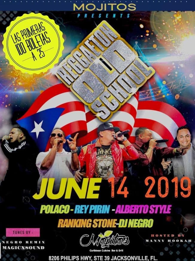 Event - Reggaeton Old School con Alberto Style, Polaco, Rey Pirin Y mas En Concierto en Jacksonville,FL - Jacksonville, Florida - June 14, 2019 | concert tickets