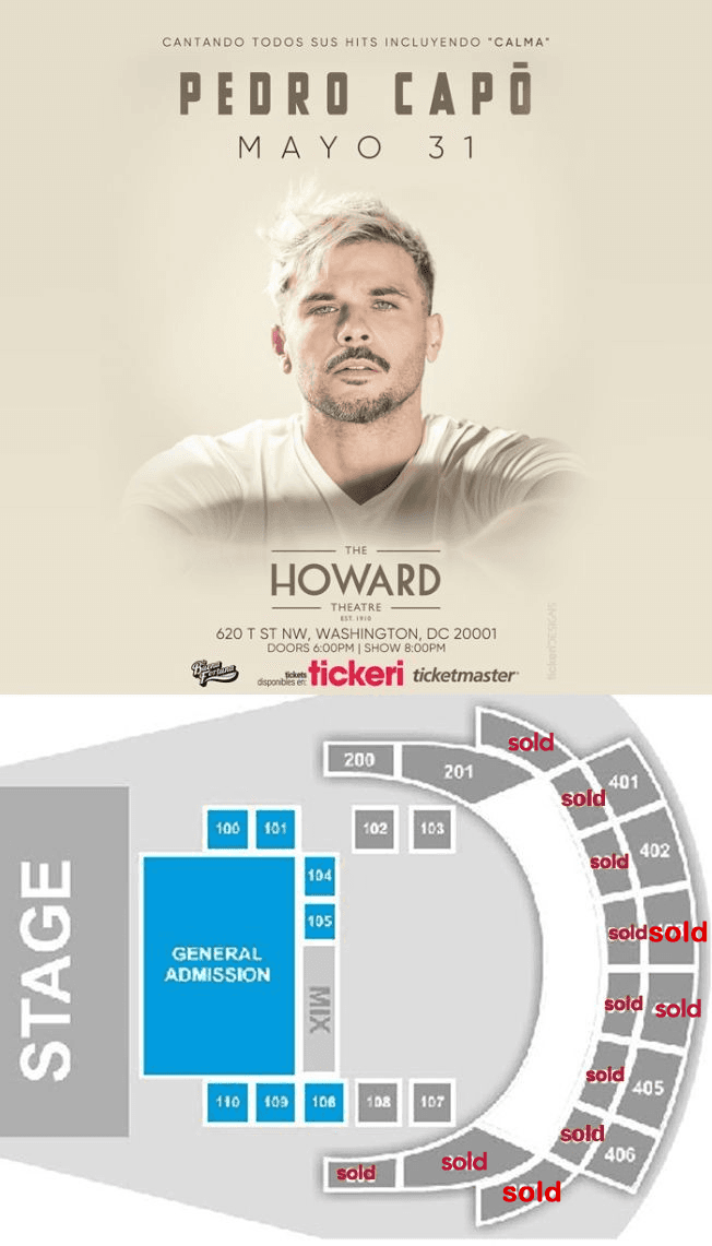 Event - Pedro Capo en Washington DC - Washington, District Of Columbia - May 31, 2019 | concert tickets