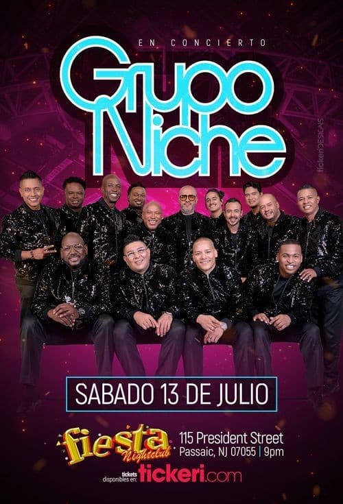 Event - GRUPO NICHE EN NEW JERSEY - Passaic, New Jersey - 13 de julio de 2019 | concert tickets