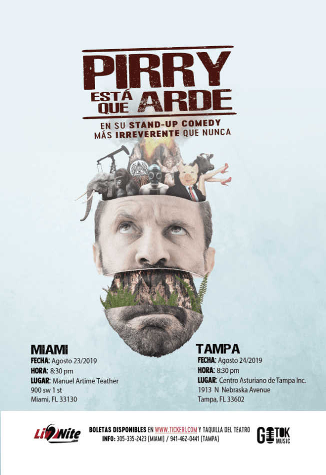 Event - Pirry Está que Arde Stand Up Comedy en Tampa,FL - Tampa, Florida - August 24, 2019 | concert tickets