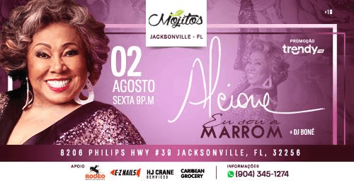 Event - Alcione em Jacksonville - Jacksonville, Florida - August 2, 2019 | concert tickets