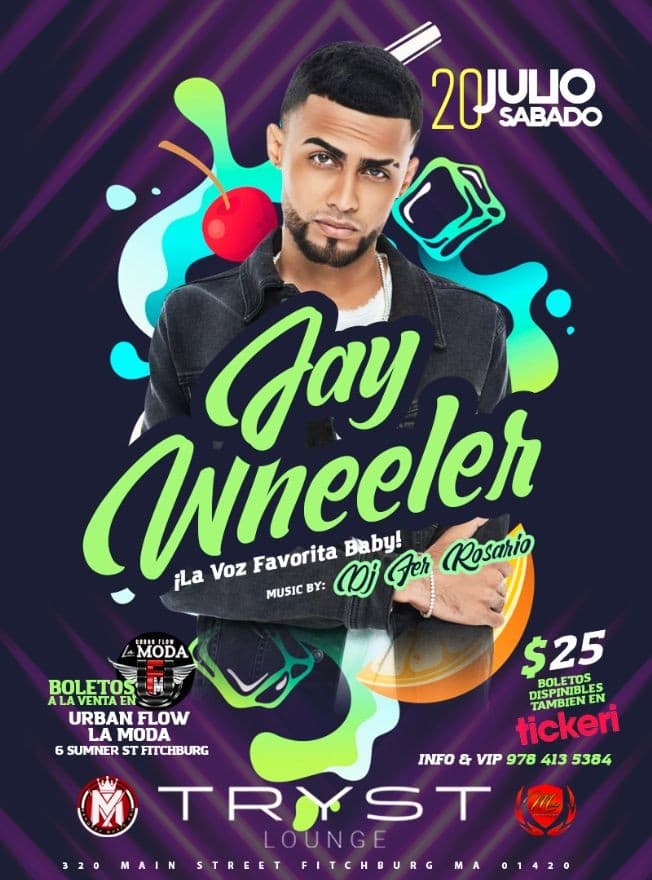Event - JAY WHEELER LIVE - Fitchburg, Massachusetts - 20 de julio de 2019 | concert tickets