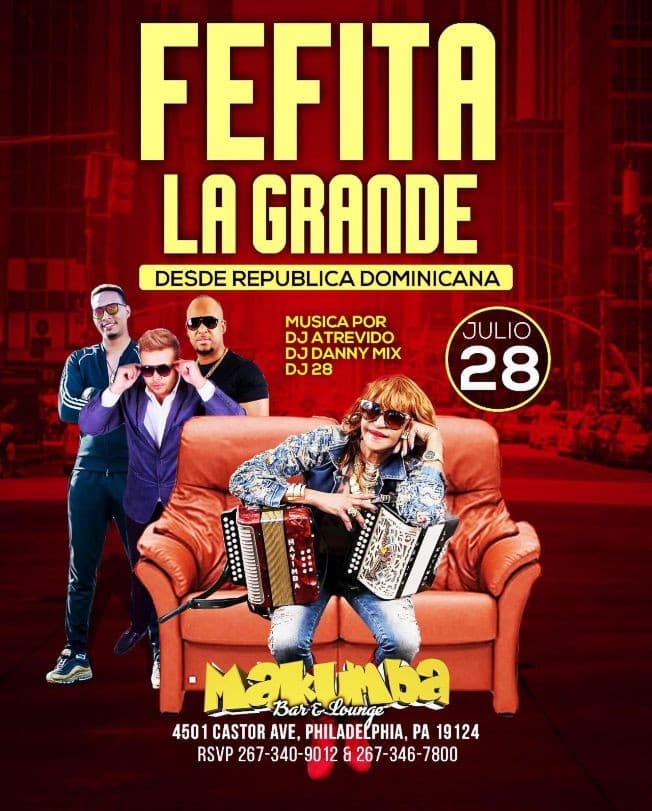 Event - Fefita La Grande Desde La Republica Dominicana En Filadelphia,PA - Philadelphia, Pennsylvania - July 28, 2019 | concert tickets