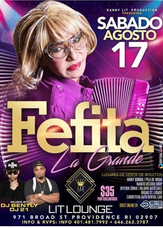 Event - Fefita  La Grande En Providence,RI - Providence, Rhode Island - August 17, 2019 | concert tickets