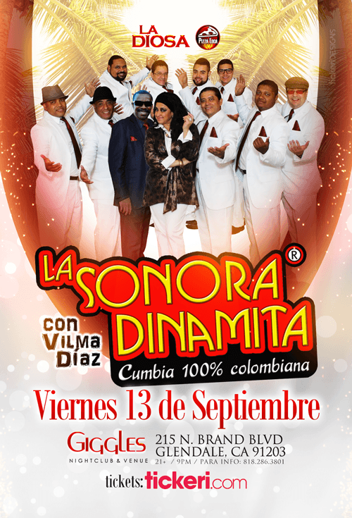 Event - LA SONORA DINAMITA EN LOS ANGELES - Glendale, California - September 13, 2019 | concert tickets