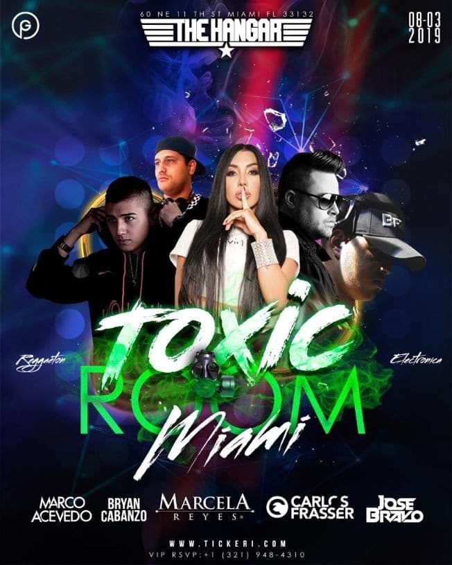 Event - Toxic Room Miami - Miami, Florida - August 3, 2019 | concert tickets