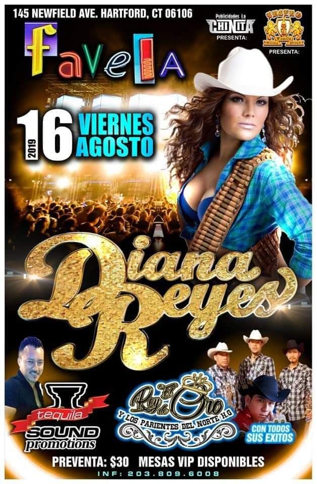 Event - Diana Reyes En Concierto En Hartford,CT - Hartford, Connecticut - August 16, 2019 | concert tickets