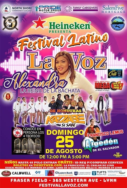 Event - Festival Latino en Lynn, MA - Lynn, Massachusetts - August 25, 2019 | concert tickets