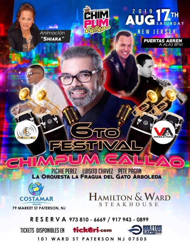 Event - 6To Festival Chimpum Callao En Paterson, NJ - Paterson, New Jersey - August 17, 2019 | concert tickets