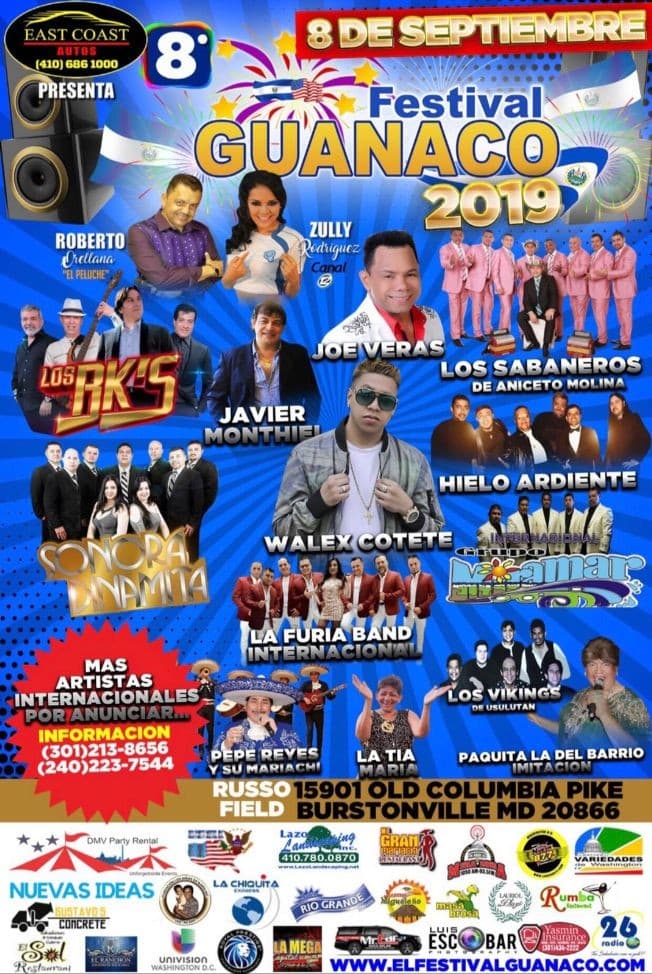 Event - Festival Guanaco 2019 En Burstonville, MD - Hyattsville, Maryland - September 8, 2019 | concert tickets