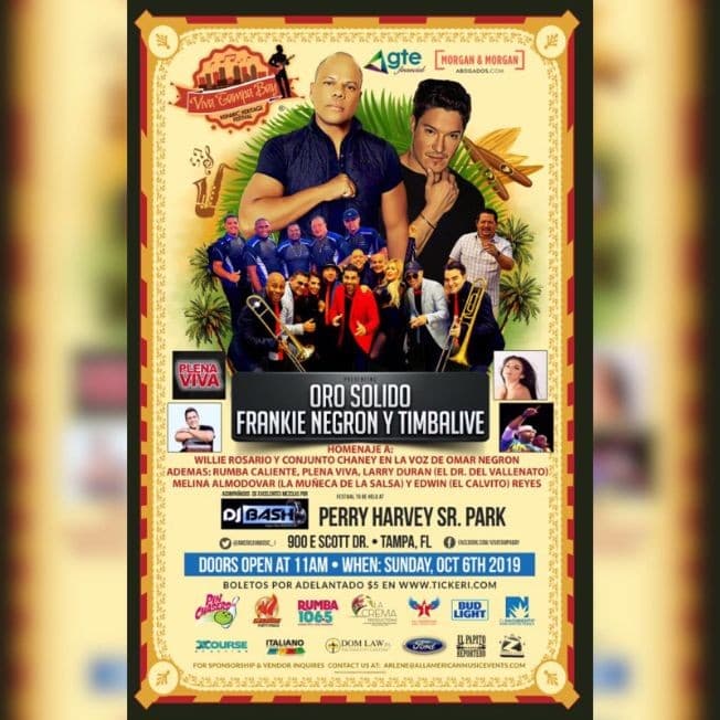 Event - Viva Tampa Bay - Tampa, Florida - October 6, 2019 | concert tickets
