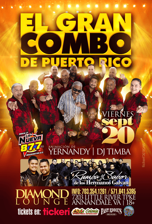Event - El Gran Combo de Puerto Rico en Annandale,VA - Annandale, Virginia - September 20, 2019 | concert tickets