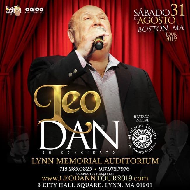 Event - Leo Dan en Massachusetts - Lynn, Massachusetts - 31 de agosto de 2019 | concert tickets