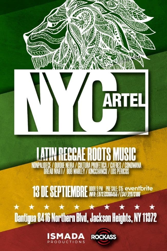Event - Latin Reggae Roots Concert - jackson heights, New York - September 13, 2019 | concert tickets