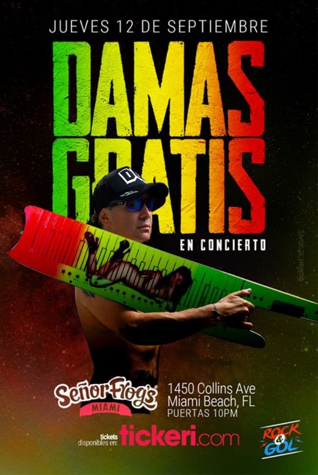 Event - DAMAS GRATIS EN MIAMI - Miami Beach, Florida - September 12, 2019 | concert tickets