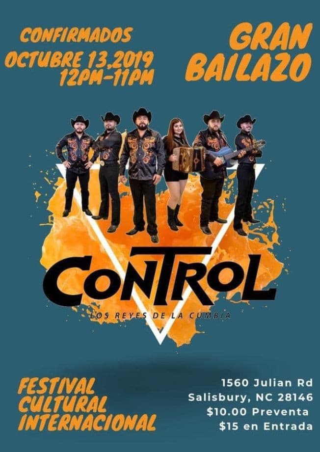 Event - Festival Cultural Internacional - Salisbury, North Carolina - October 13, 2019 | concert tickets