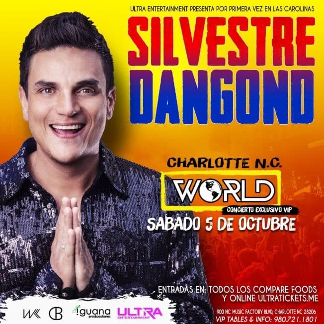 Event - Silvestre Dangond en Charlotte - Charlotte, North Carolina - October 5, 2019 | concert tickets