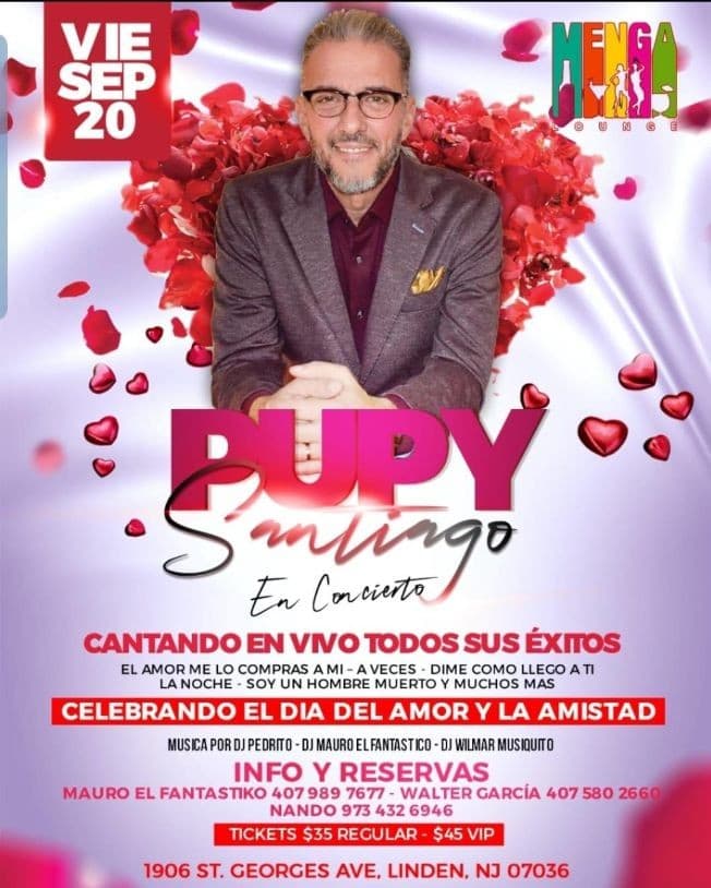 Event - Pupy Santiago En Concierto En Linden,NJ - Linden, New Jersey - September 20, 2019 | concert tickets
