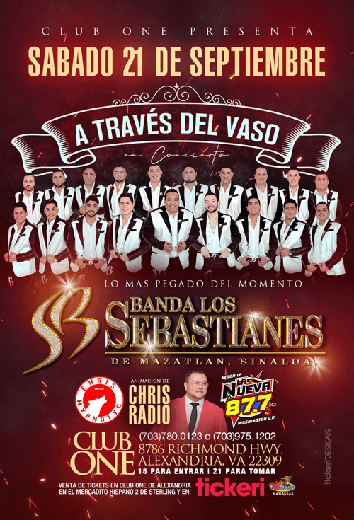 Event - Banda Los Sebastianes de Mazatlan - Alexandria, Virginia - September 21, 2019 | concert tickets
