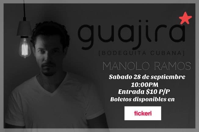Event - MANOLO RAMOS ACUSTICO - Arecibo, Arecibo - September 28, 2019 | concert tickets