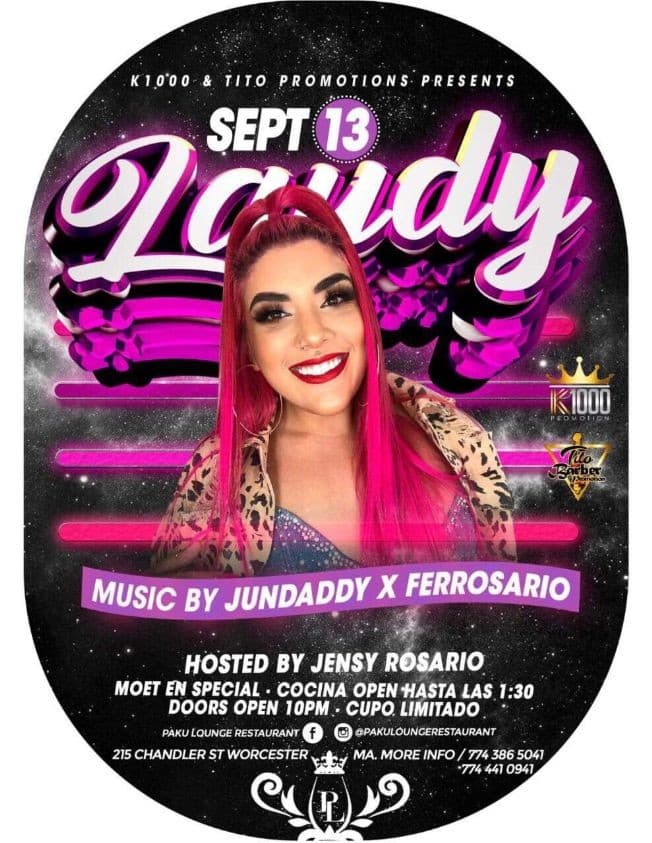 Event - Laudy en Worcester,MA - Worcester, Massachusetts - September 13, 2019 | concert tickets