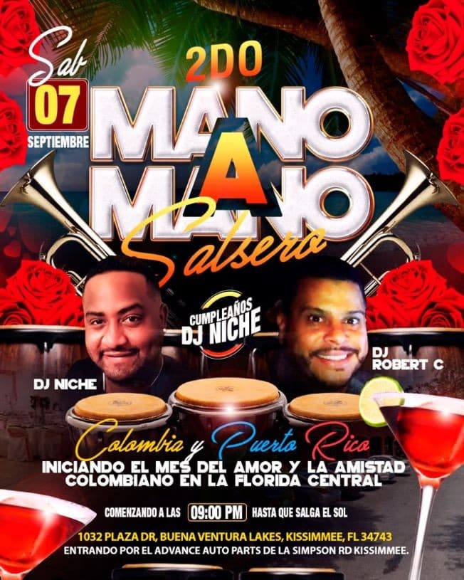Event - 2Do Mano A Mano Salsero Colombia VS Puerto Rico En Kissimme, FL - Buena Ventura Lakes, Florida - September 7, 2019 | concert tickets