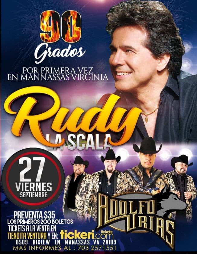 Event - Rudy La Scala - Manassas, Virginia - September 27, 2019 | concert tickets