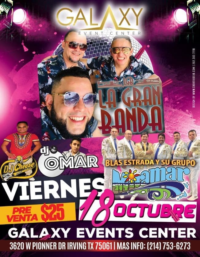 Event - La Gran Banda y Mas En Irving,TX - Irving, Texas - October 18, 2019 | concert tickets