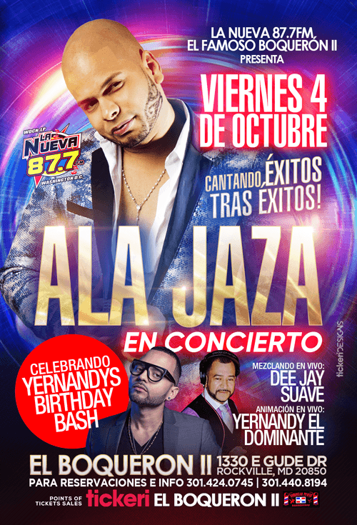 Event - Ala Jaza en Maryland - Rockville, Maryland - October 4, 2019 | concert tickets