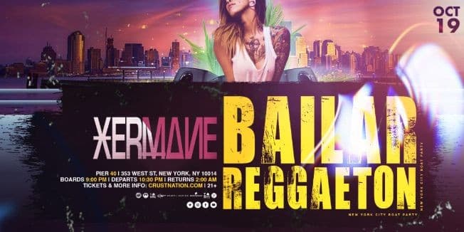Event - BAILAR REGGAETON Boat Party around Manhattan Yacht Cruise NYC - New York, New York - October 19, 2019 | concert tickets