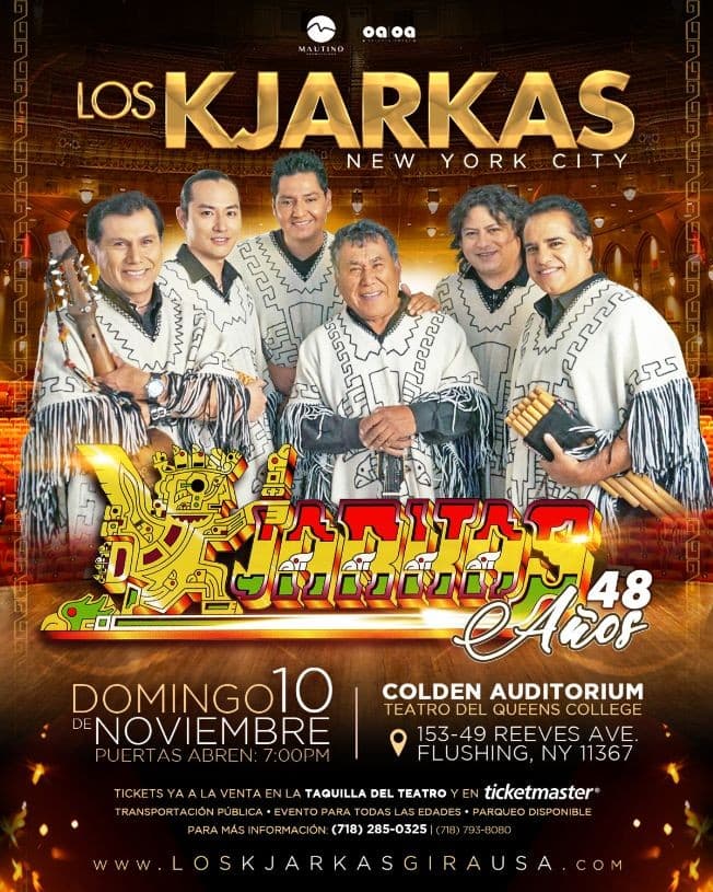 Event - Los Kjarkas en New York - Flushing, New York - November 10, 2019 | concert tickets