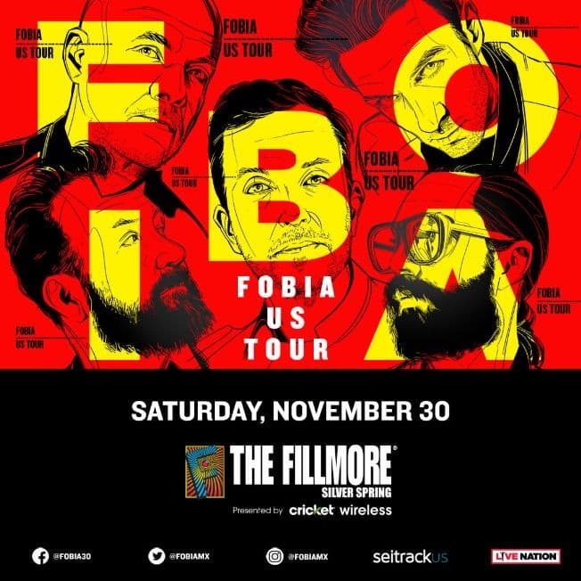 Event - Fobia en Silver Spring,MD - Silver Spring, Maryland - 30 de noviembre de 2019 | concert tickets