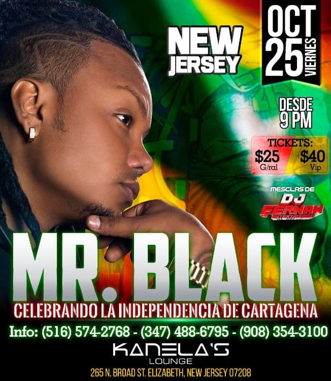 Event - Mr Black En Concierto En Elizabeht,NJ - Elizabeth, New Jersey - October 25, 2019 | concert tickets