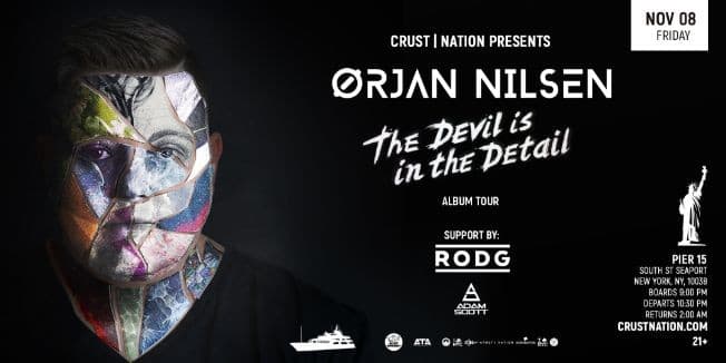 Event - Trance Music Boat Party Yacht Cruise NYC: Orjan Nilsen - New York, New York - November 8, 2019 | concert tickets
